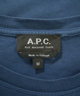 A.P.C.（アーペーセー）Tシャツ・カットソー 青 サイズ:M メンズ/2200716103059