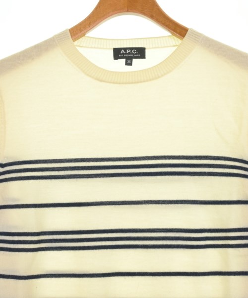 A.P.C.（アーペーセー）ニット・セーター 白 サイズ:XS メンズ/2200719702334