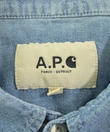 A.P.C.（アーペーセー）カジュアルシャツ 青 サイズ:S メンズ/2200645359114