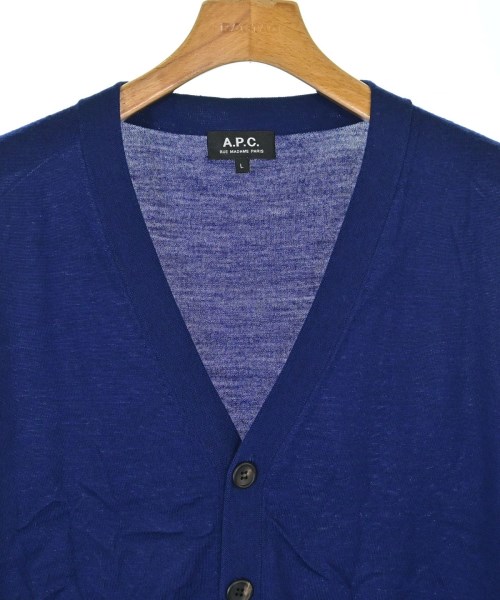 A.P.C.（アーペーセー）カーディガン 青 サイズ:L メンズ/2200646102467