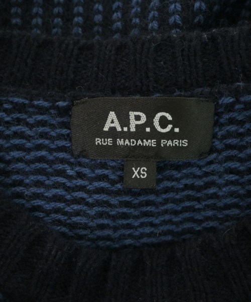 A.P.C.（アーペーセー）ニット・セーター 紺 サイズ:XS メンズ/2200646392042