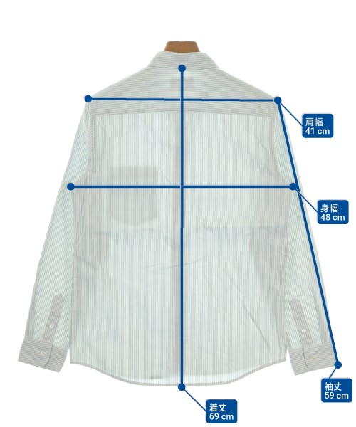 A.P.C.（アーペーセー）カジュアルシャツ 青 サイズ:XS メンズ/2200646745015