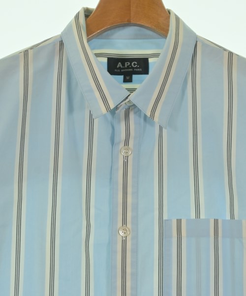 A.P.C.（アーペーセー）カジュアルシャツ 青 サイズ:M メンズ/2200639345093