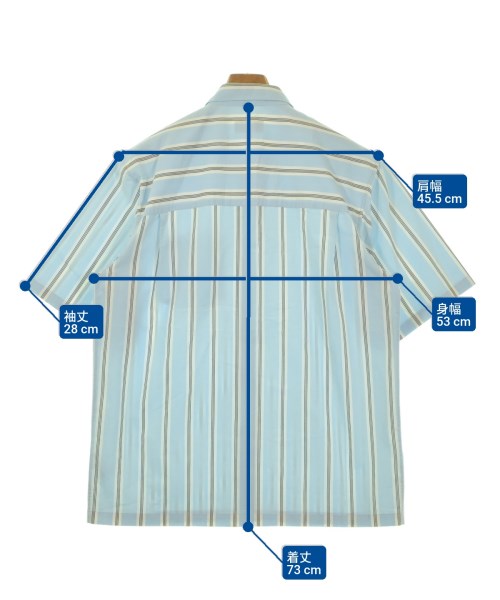 A.P.C.（アーペーセー）カジュアルシャツ 青 サイズ:M メンズ/2200639345093