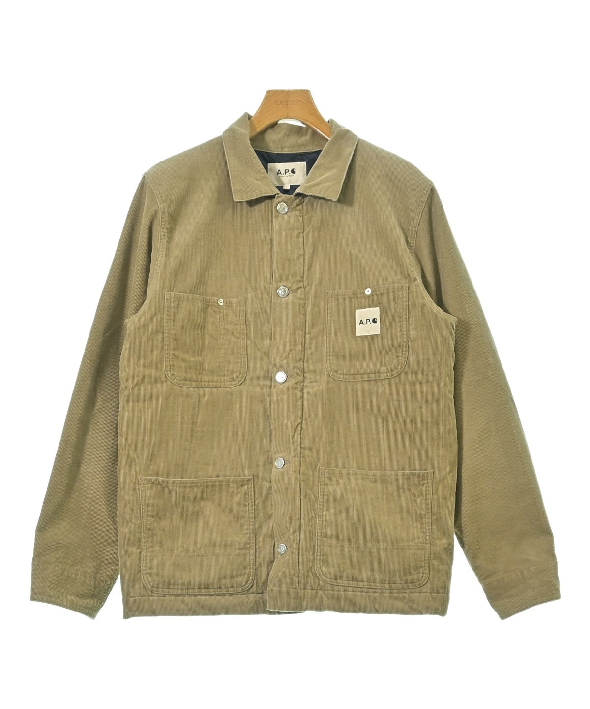 H*e様 A.P.C. カバーオール A.P.C.（アーペーセー）カバーオール ベージュ サイズ:L メンズ