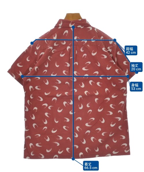 A.P.C.（アーペーセー）カジュアルシャツ 赤 サイズ:M メンズ/2200637472050