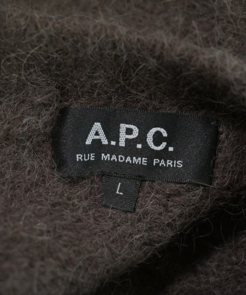 A.P.C.（アーペーセー）ニット・セーター 茶 サイズ:L メンズ/2200647109021