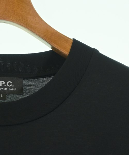A.P.C.（アーペーセー）Tシャツ・カットソー 黒 サイズ:L メンズ/2200647541067