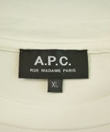 A.P.C.（アーペーセー）Tシャツ・カットソー 白 サイズ:XL メンズ/2200647541098