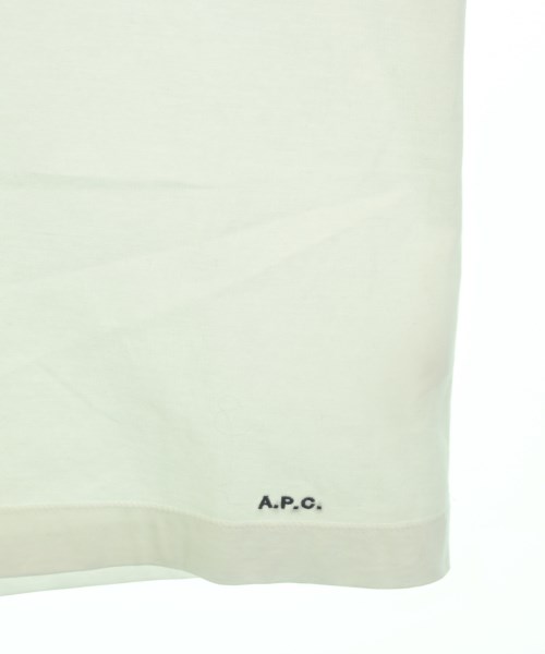 A.P.C.（アーペーセー）Tシャツ・カットソー 白 サイズ:L メンズ/2200647541111