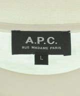 A.P.C.（アーペーセー）Tシャツ・カットソー 白 サイズ:L メンズ/2200647541111