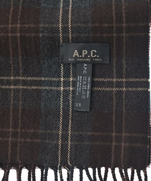 A.P.C.（アーペーセー）マフラー グレー サイズ:- メンズ/2200635068491