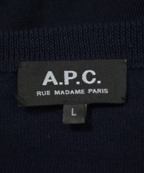 A.P.C.（アーペーセー）ニット・セーター 紺 サイズ:L メンズ/2200648152170
