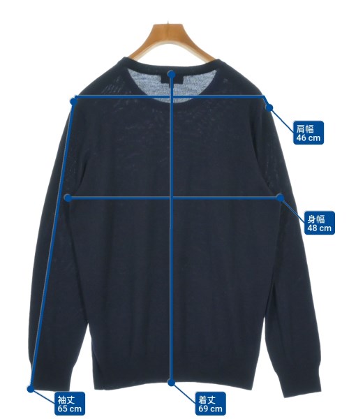 A.P.C.（アーペーセー）ニット・セーター 紺 サイズ:L メンズ/2200648152170