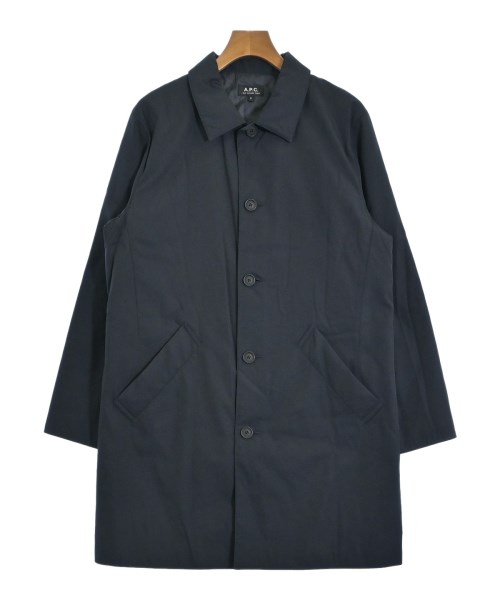 A.P.C.(アーペーセー)ステンカラーコート 紺 サイズ:S/2200636261204