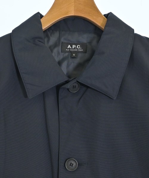 A.P.C.（アーペーセー）ステンカラーコート 紺 サイズ:S メンズ/2200636261204