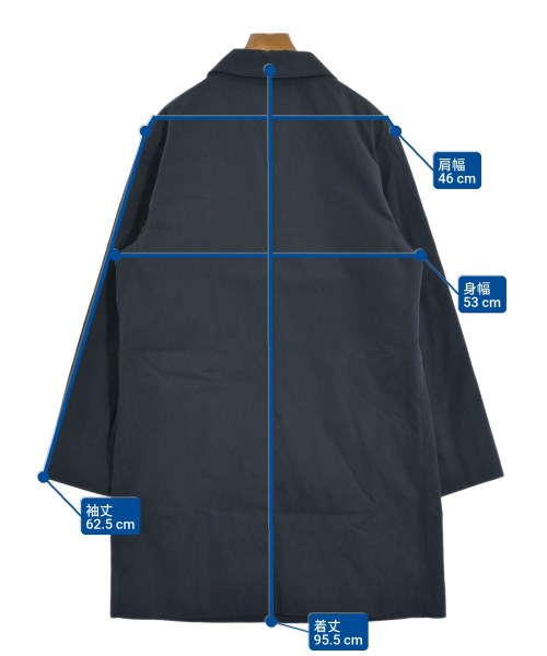 A.P.C.（アーペーセー）ステンカラーコート 紺 サイズ:S メンズ/2200636261204