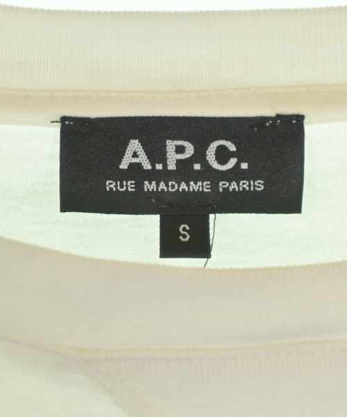 A.P.C.（アーペーセー）Tシャツ・カットソー 白 サイズ:S メンズ/2200639485041