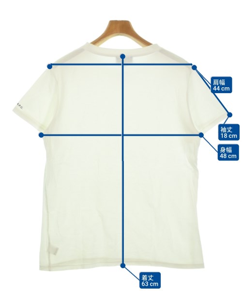 A.P.C.（アーペーセー）Tシャツ・カットソー 白 サイズ:S メンズ/2200639485041