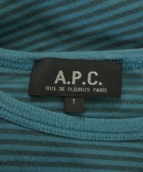 A.P.C.（アーペーセー）Tシャツ・カットソー 青 サイズ:1(S位) メンズ/2200639485072
