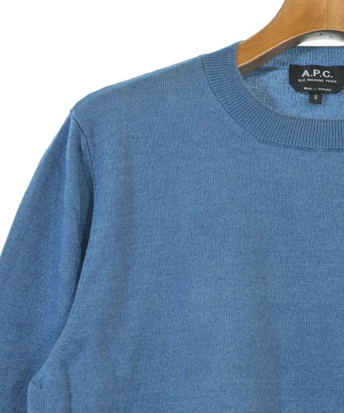 A.P.C.（アーペーセー）ニット・セーター 青 サイズ:S メンズ/2200642151032
