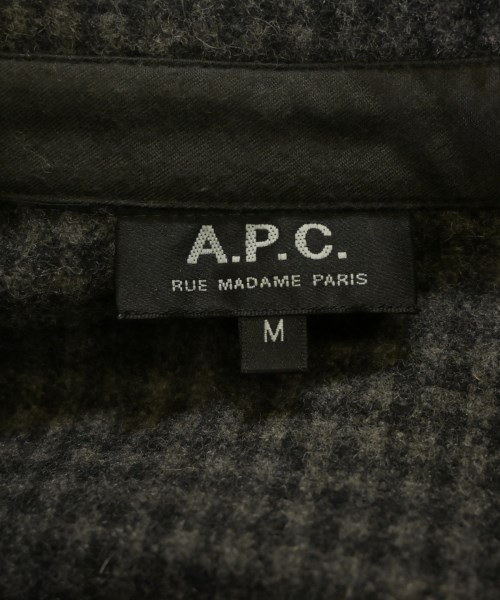 A.P.C.（アーペーセー）カジュアルシャツ グレー サイズ:M メンズ/2200635290199