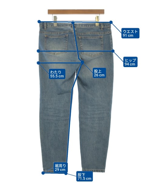 A.P.C.（アーペーセー）デニムパンツ 青 サイズ:32(L位) メンズ/2200650587021