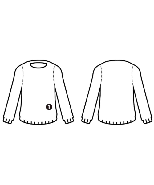 A.P.C.（アーペーセー）ニット・セーター 白 サイズ:M メンズ/2200651120081