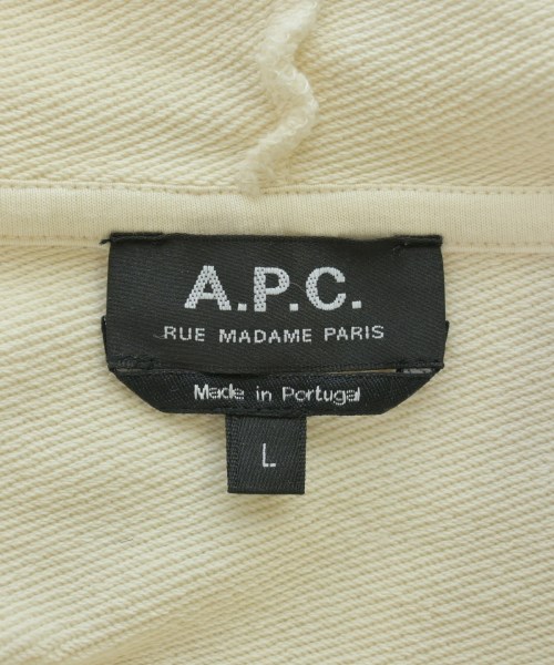 A.P.C.（アーペーセー）パーカー ベージュ サイズ:L メンズ/2200651396042