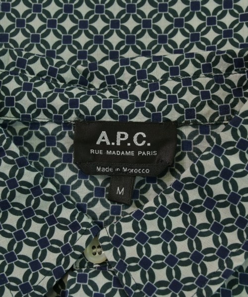 A.P.C.（アーペーセー）カジュアルシャツ 緑 サイズ:M メンズ/2200651396059