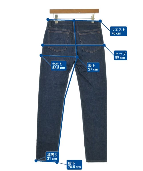 A.P.C.（アーペーセー）デニムパンツ 紺 サイズ:30(M位) メンズ/2200651396066