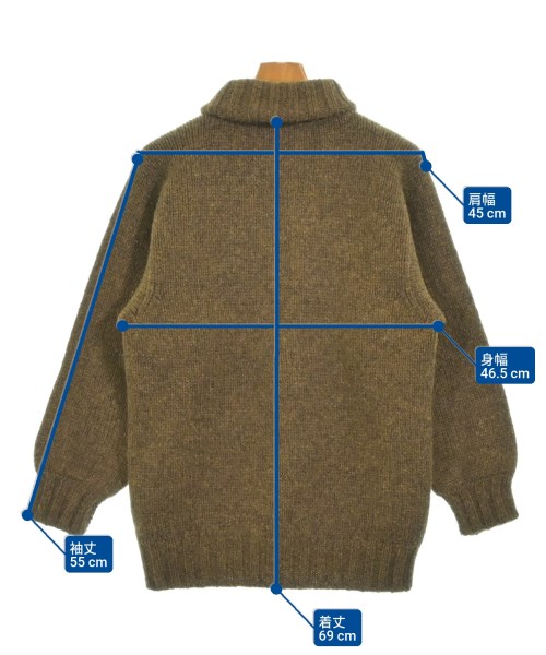 A.P.C.（アーペーセー）ニット・セーター 茶 サイズ:S メンズ/2200646189031