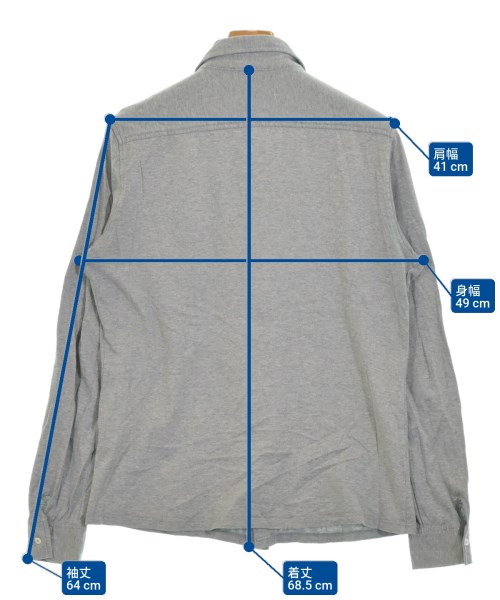 A.P.C.（アーペーセー）カジュアルシャツ グレー サイズ:XS メンズ/2200646189062