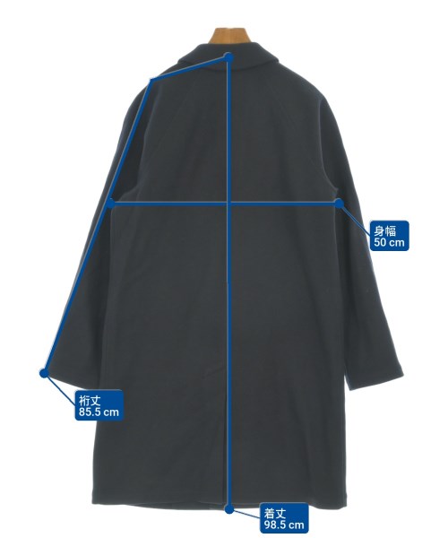 A.P.C.（アーペーセー）ステンカラーコート 紺 サイズ:M メンズ/2200652007022