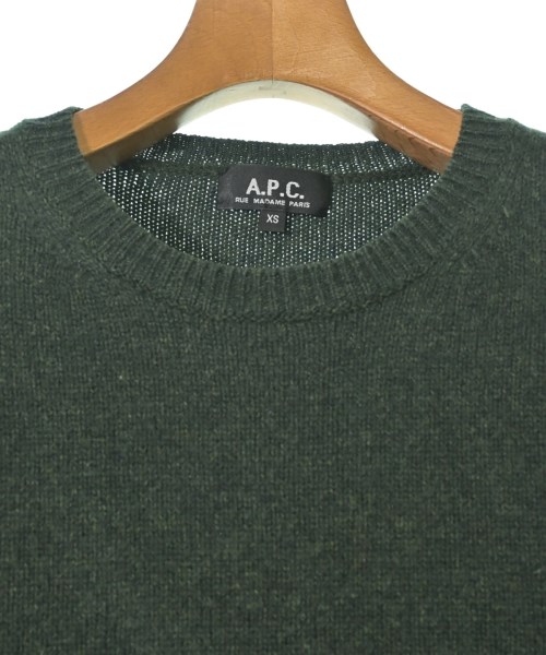 A.P.C.（アーペーセー）ニット・セーター 緑 サイズ:XS メンズ/2200652157024