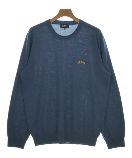 A.P.C.(アーペーセー)ニット・セーター 青 サイズ:L/2200652262063