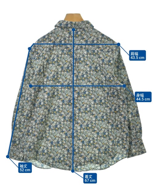 A.P.C.（アーペーセー）カジュアルシャツ 青 サイズ:38(S位) メンズ/2200645928310