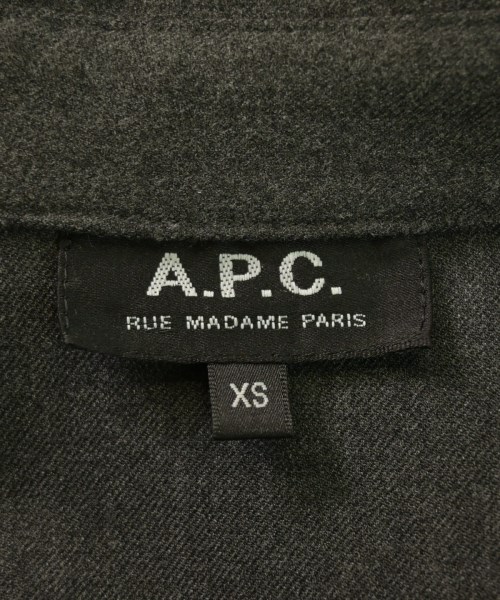A.P.C.（アーペーセー）カジュアルシャツ グレー サイズ:XS メンズ/2200651456425