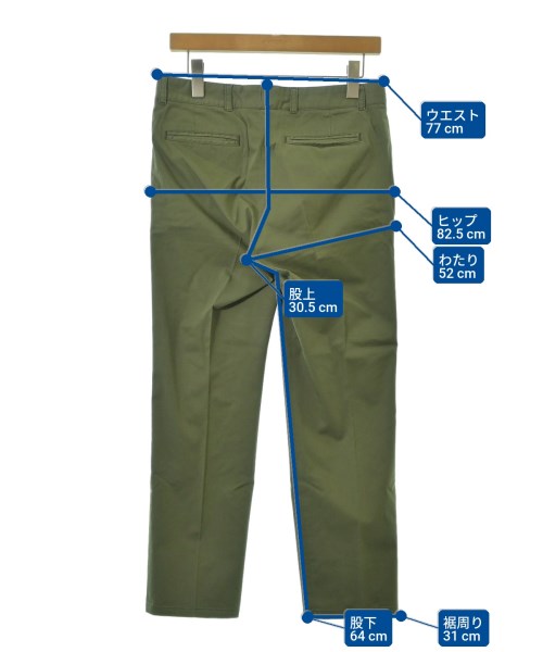 A.P.C.（アーペーセー）スラックス カーキ サイズ:S メンズ/2200621946048