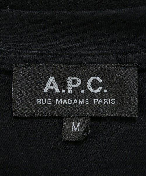A.P.C.（アーペーセー）Tシャツ・カットソー 黒 サイズ:M メンズ/2200647719091