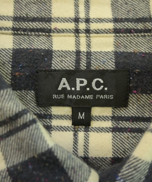 A.P.C.（アーペーセー）カジュアルシャツ 白 サイズ:M メンズ/2200645152012