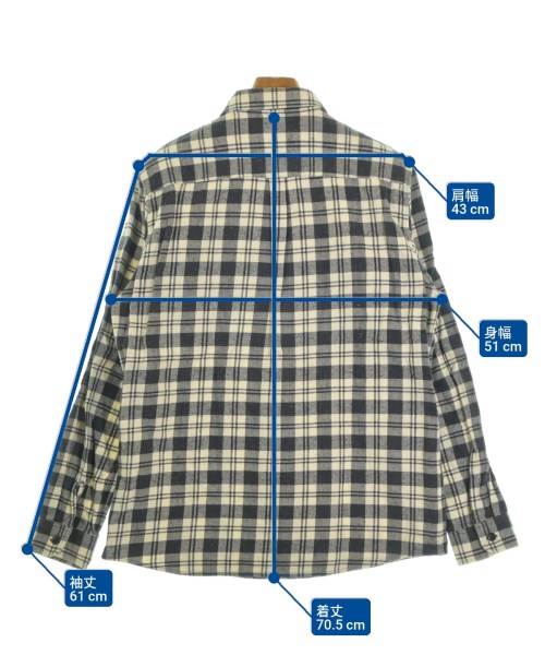 A.P.C.（アーペーセー）カジュアルシャツ 白 サイズ:M メンズ/2200645152012