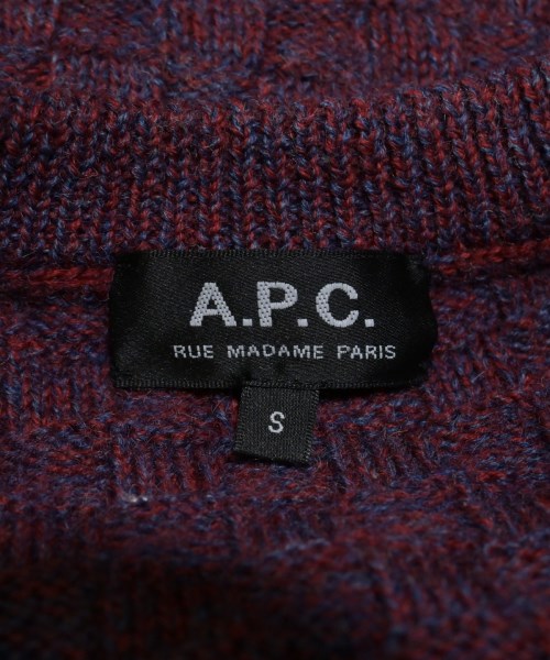 A.P.C.（アーペーセー）ニット・セーター 紫 サイズ:S メンズ/2200645966145