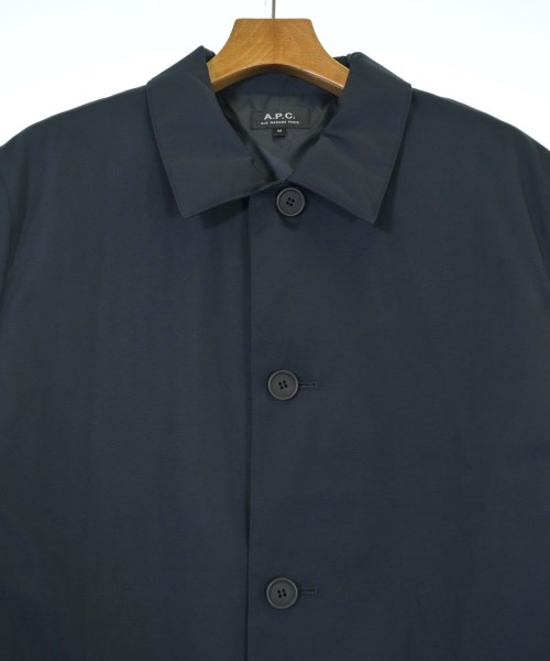 A.P.C.（アーペーセー）ステンカラーコート 黒 サイズ:M メンズ/2200700390014