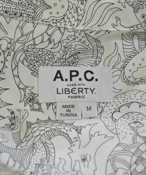 A.P.C.（アーペーセー）カジュアルシャツ 白 サイズ:M メンズ/2200700390021