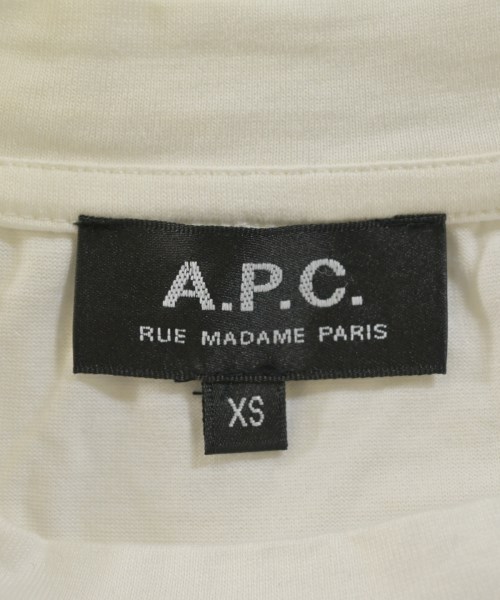 A.P.C.（アーペーセー）Tシャツ・カットソー 白 サイズ:XS メンズ/2200698749047