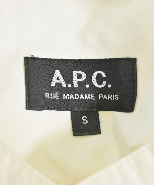 A.P.C.（アーペーセー）カジュアルシャツ 白 サイズ:S メンズ/2200701541118