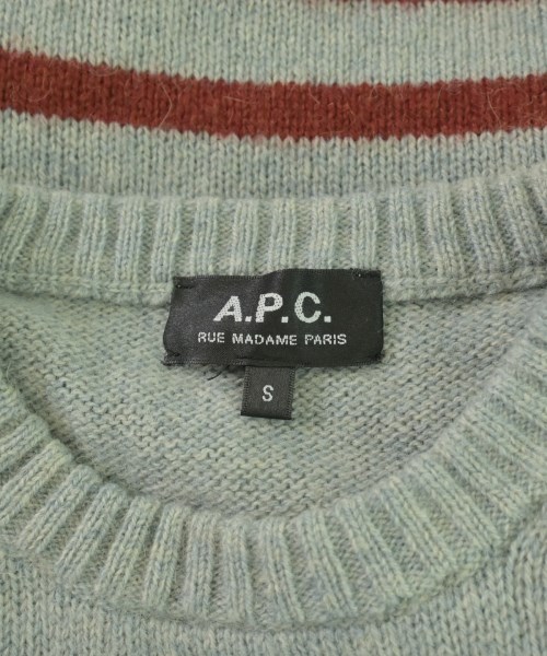 A.P.C.（アーペーセー）ニット・セーター 青 サイズ:S メンズ/2200703035042