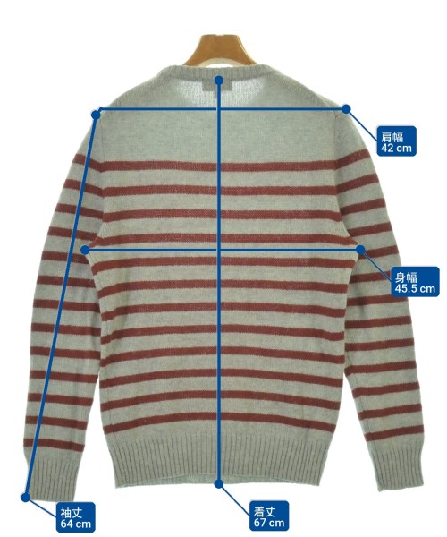 A.P.C.（アーペーセー）ニット・セーター 青 サイズ:S メンズ/2200703035042