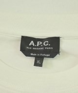 A.P.C.（アーペーセー）Tシャツ・カットソー 白 サイズ:XL メンズ/2200703158055